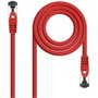 CABLE DE RED LATIGUILLO SSTP CAT8.1 AWG26 2 M ROJO NANOCABLE